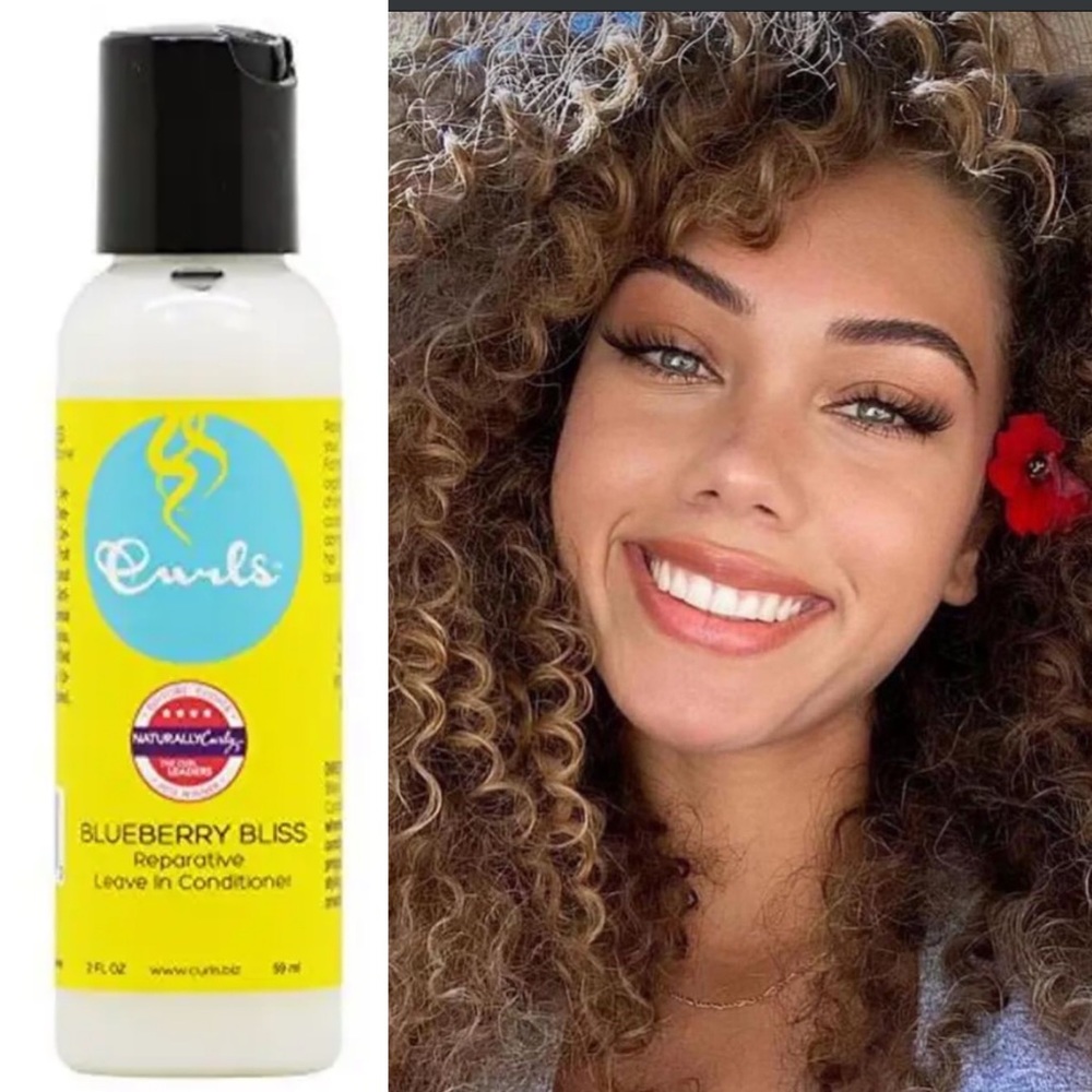 Curls Blueberry Bliss Travel Reparative Leave In Conditioner
